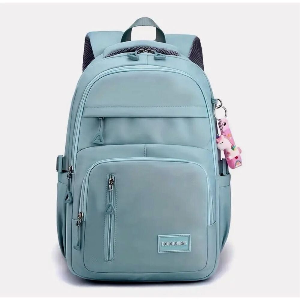 Blue Waterproof Computer Business Large Capacity‎ Backpack School Commuter Bag